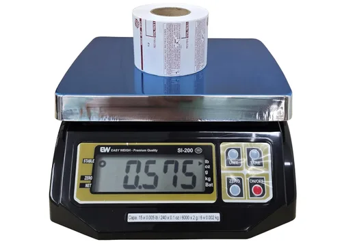 Miniatura 10 de Aquos Báscula digital de alimentos – Serie SI Clase III Legal para Control de Porciones Comerciales, báscula de cocina de acero inoxidable de doble