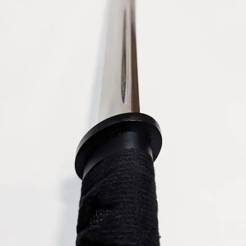 Miniatura 5 de NLX Espada Samurai Wakizashi de espiga completa de 30.5 pulgadas con acero de resorte de 2.559 in con vaina envuelta en piel sintética