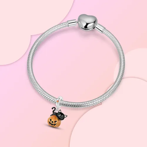 Miniatura 149 de Dije de girasol con diseño de estrella y luna y elefante para pulsera, collar de plata de ley 925, dijes de corazón de amor para mujer, regalo