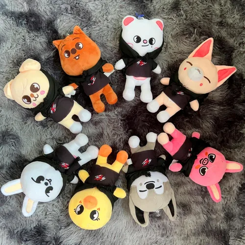 Miniatura 3 de RHEETADA 8 piezas de peluches de Skzoo, muñecas de peluche de SKZ para fanáticos y amigos, figura de animal de peluche suave, muñeca de peluche