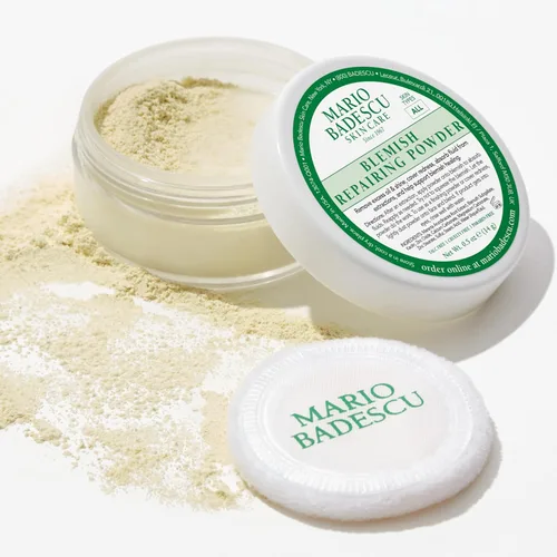 Miniatura 3 de Mario Badescu Polvo facial reparador de manchas curativas especiales para pieles grasas y problemáticas, reduce el brillo de la zona T
