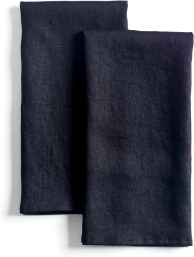 Paños de cocina de 100% lino de lino puro - 20x27 pulgadas - Lino lavado en piedra - Extra suave y secado rápido para paños de té, paños de cocina y