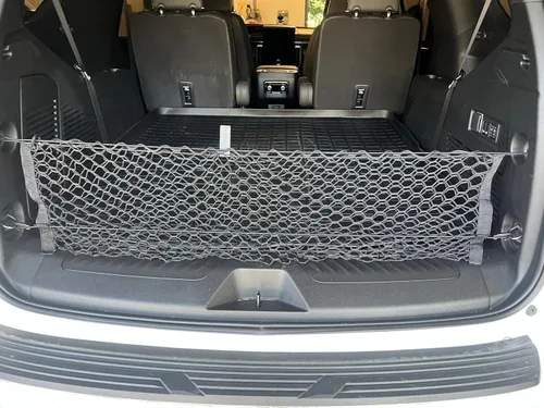 Red de carga organizadora de maletero trasero para Chevrolet Tahoe 2015-2025 – Red de carga estilo sobre de color negro para SUV – Organizador de