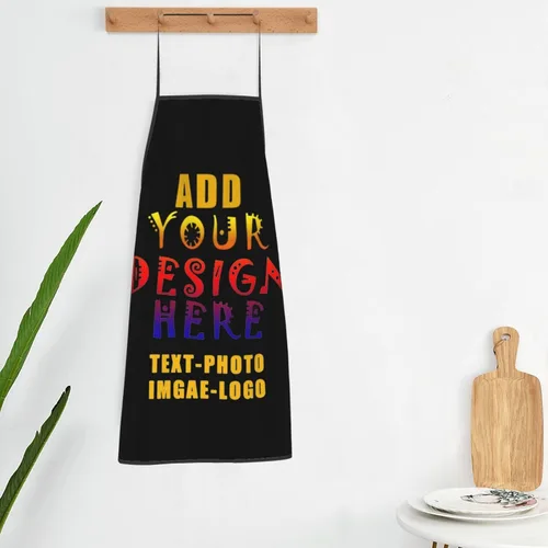 Miniatura 5 de Delantal personalizado personalizado para mujeres y hombres, delantales de cocina para cocinero, nombre personalizado, texto, logotipo, imagen