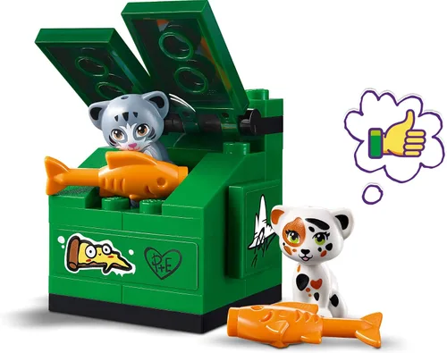 Miniatura 7 de LEGO Friends Heartlake City Restaurant 41379 - Juego de restaurante con mini muñecas y scooter de juguete para juego de simulación, kit