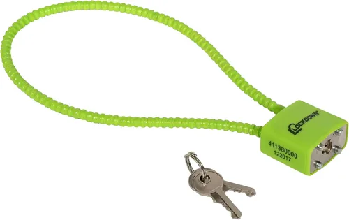 Miniatura 7 de Lockdown Candado para pistola de cable de 15 pulgadas con diseño aprobado por el Departamento de Justicia de California y candado con llave