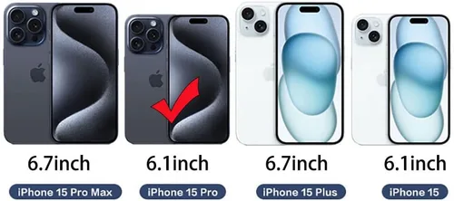 Miniatura 5 de Epivol Protector de pantalla trasera 3D Fibra de carbono Ultra Thin Protector Film para iPhone 15 Pro -2 PC Transparente