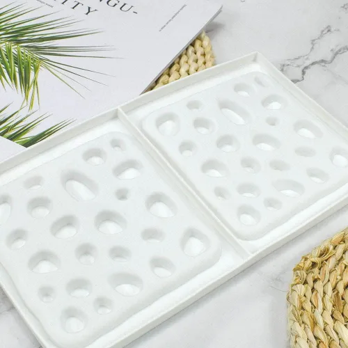 Miniatura 4 de mostsom Molde de silicona geométrico cuadrado para magdalenas, moldes de silicona antiadherentes para hornear pasteles de muffin, magdalenas