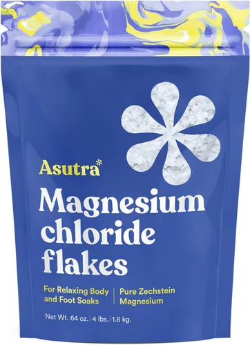 Copos de cloruro de magnesio Pure Zechstein, recomendado por el doctor para remojar pies y cuerpo + E-Book Magnesium gratis (idioma español no