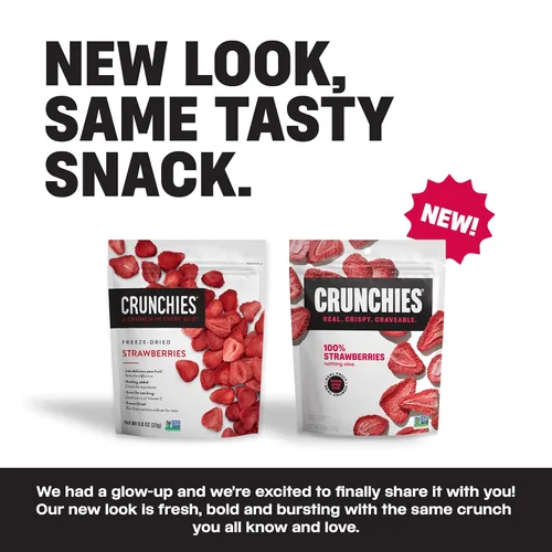 Miniatura 3 de Crunchies Frutas Liofilizadas, Fruta Crujiente 100% Totalmente Natural, Sin OGM y Kosher, Paquetes de Aperitivos de Fruta Liofilizada Resellables
