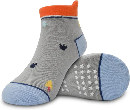 Miniatura 5 de ELUTONG Kids Non Slip Socks Grip Ankle Sticky Toddler Socks 12 Pairs for 1-33-55-7 Years Old Boys Girls Infant Baby