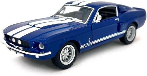 Miniatura 6 de KiNSMART - 1967 Ford Shelby Mustang GT500 1:38 Escala 5 "Die Cast Metal Model Toy Muscle Car (4 juegos)