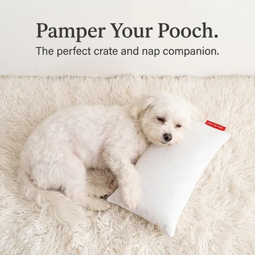 Miniatura 5 de Almohada de microfibra Pipsqueak - Pequeña, Mini, Pequeño - 27.9 x 17.8 cm - Perfecta para viajes, autos, aviones, camping, perros, niños pequeños