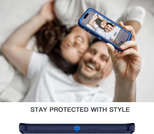 Miniatura 7 de Funda para Apple iPhone 12 / iPhone 12 Pro (6.1 pulgadas), resistente a los golpes, a prueba de polvo y caídas, doble capa, color negro
