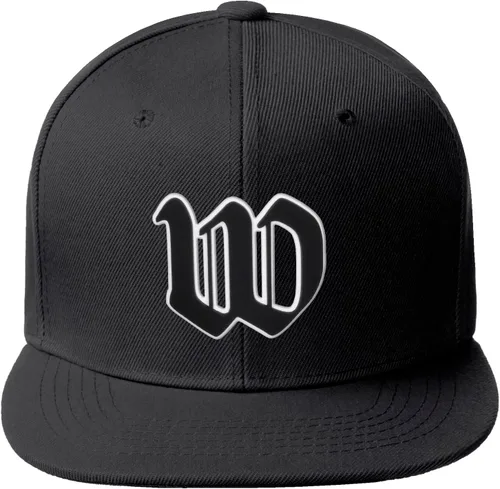 Miniatura 1135 de Daxton Gorra clásica con visera de billete plano con letras del alfabeto inglés antiguo de la A a la Z