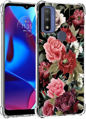 Miniatura 5 de Funda para teléfono celular Moto G Pure/Power 2022, mariposa, goma suave de TPU, protección de bolsa de aire con cuatro esquinas