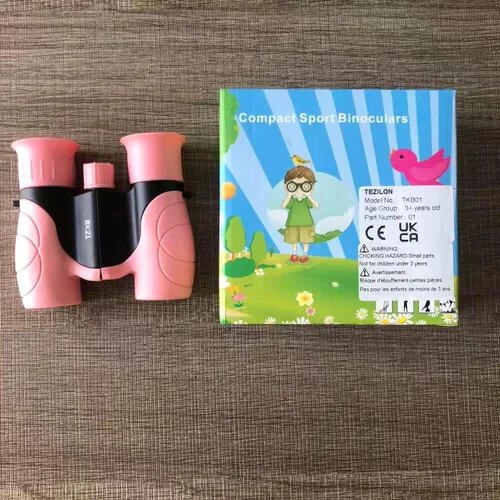 Miniatura 6 de Binoculares para niños, binoculares compactos para niños 8x21 de alta resolución para observación de aves, camping, exploración, senderismo, caza