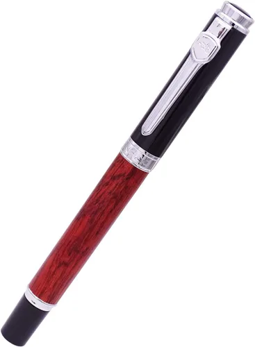 Miniatura 4 de Jinhao Nature - Pluma estilográfica de madera de rosa doblada (fina a ancha), pluma Fude para caligrafía, dibujo artístico y escritura a mano Rosa