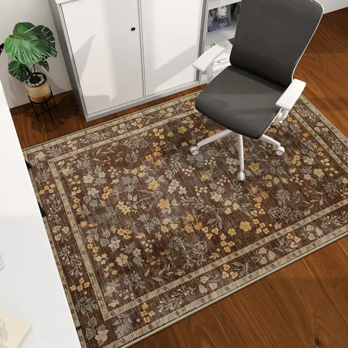 Miniatura 61 de chakme Tapete para silla de oficina para suelo de madera dura, 48 x 36 pulgadas, protector de escritorio de computadora de fácil deslizamiento