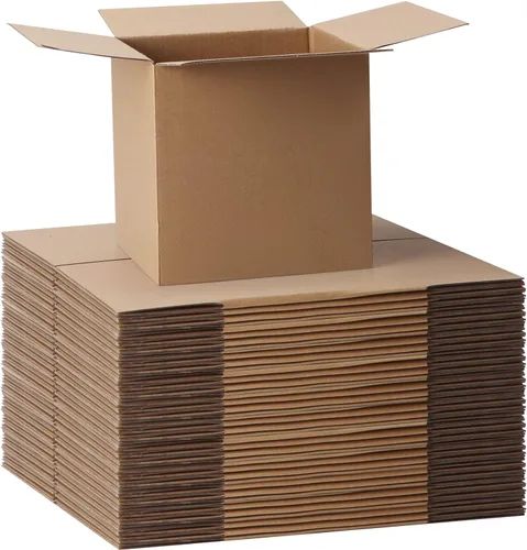 Miniatura 28 de CRUGLA Paquete de 40 cajas de envío de 8 x 6 x 4, cajas de cartón para pequeñas empresas, caja de correo corrugada a granel para embalaje