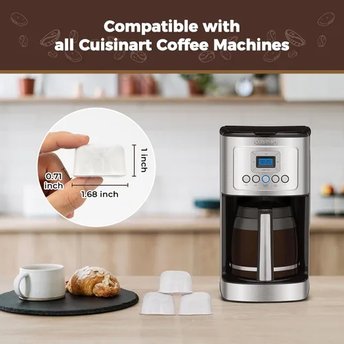 Miniatura 2 de Paquete de 12 filtros de agua de carbón de repuesto para uso con máquinas de café Cuisinart