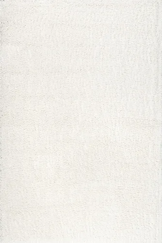 Miniatura 8 de nuLOOM Marleen - Alfombra contemporánea de pelo, 11 x 14, color blanco hueso