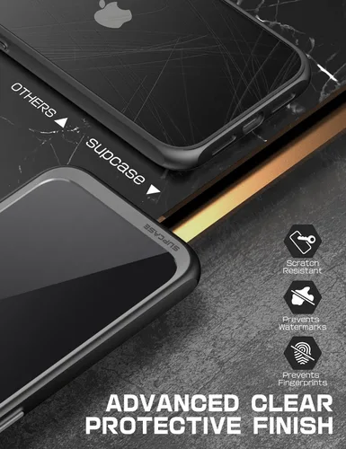 Miniatura 6 de SUPCASE Unicorn Beetle Style Series - Funda para iPhone 14 / iPhone 13, funda protectora híbrida delgada y transparente (negro)