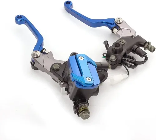 Juego de palancas de cilindro maestro para motocross, juego de freno, pivote de depósito, montaje ajustable, kit universal para motocicleta de 7/8