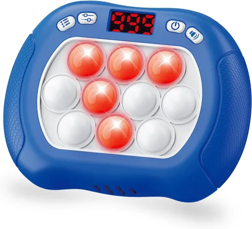Intoypad Juguete para ansiedad con luz para niños, 6 modos de pantalla LED, controlador de juegos de empuje rápido, juego eléctrico para reventar