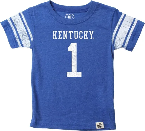 Miniatura 21 de Wes and Willy Camiseta de Manga Corta con Estampado de Jersey para Niños y Jóvenes Fanáticos del Deporte Universitario, Tallas 8-20 Vintage