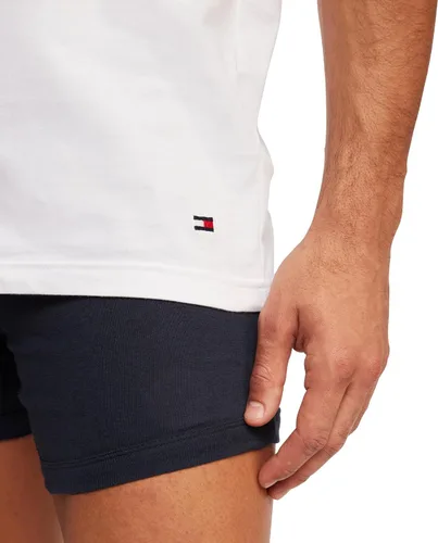 Miniatura 3 de Tommy Hilfiger Paquete de 3 camisetas de algodón clásicas con cuello redondo para hombre