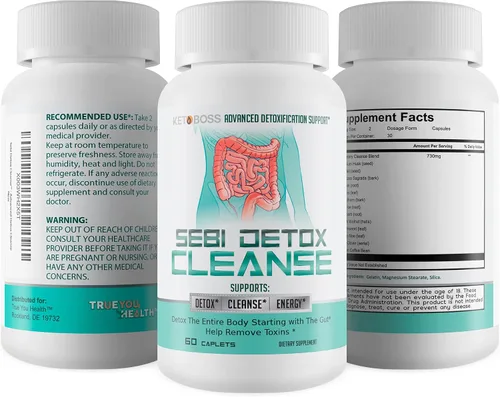 Miniatura 4 de Sebi Detox Cleanse - Apoyo avanzado de desintoxicación - Desintoxicación de todo el cuerpo comenzando con el intestino - Ayuda a eliminar toxinas