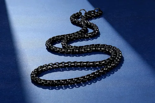 Miniatura 4 de Collar de cadena Rolo de acero inoxidable para hombre y mujer, ancho de 2340.197 in