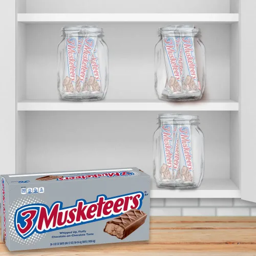 Miniatura 7 de 3 Musketeers - Barras de caramelo de chocolate con leche - Barras de chocolate de tamaño natural, barra de caramelo de 1.92 onzas (paquete de 36)