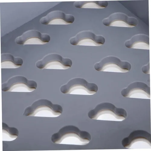 Miniatura 8 de Cabilock Organizador de baño, cesta sobre estante de inodoro, estante de montaje en pared, estante de almacenamiento de plástico, soporte