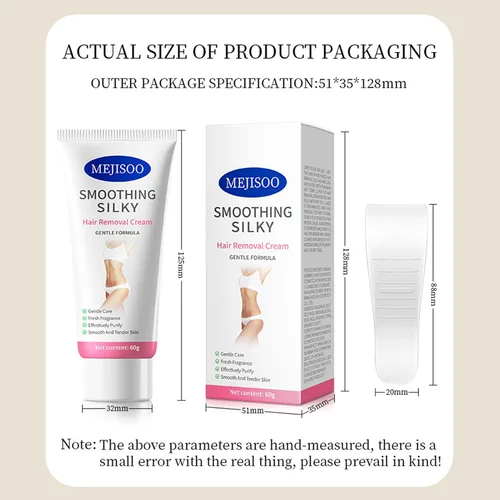 Miniatura 2 de Crema depilatoria para mujeres, crema depilatoria íntima/privada para bikini, púbico, cuerpo, piernas y axilas, larga duración, suave e indolora