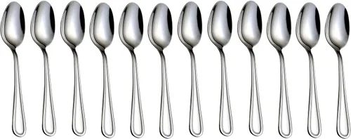 Miniatura 12 de Cucharitas de acero inoxidable 18/0 cucharas de té 6 piezas, 6.29 pulgadas para el hogar, cocina restaurante, Slilver