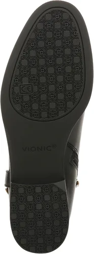 Miniatura 5 de Vionic Botines Vienna Rhiannon de cuero con cremallera para mujer, botines cómodos que ayudan al dolor de talón, fascitis plantar con soporte