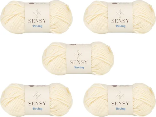 Miniatura 83 de Sensy Roving - Ovillo de lana multicolor, 3.5 onzas, 132 yardas, calibre 5, voluminoso (otoño)