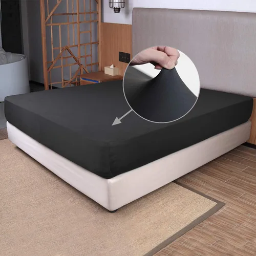 Miniatura 35 de N&Y HOME - Sábana bajera elástica Gris claro