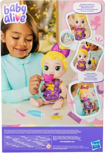 Miniatura 12 de Baby Alive Lil Dreamer LaLa GooGoo - Juego de muñecas de bebé dormilonas, pelo rubio, divertido tema de fiesta de pijamas, juguetes preescolares