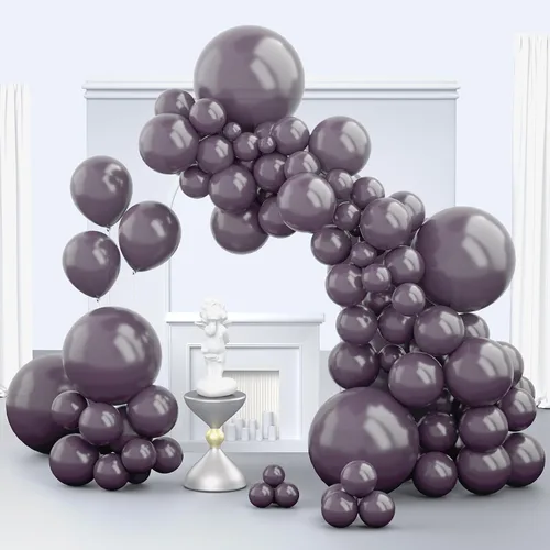 Miniatura 26 de Globos color beige, 150 unidades de diferentes tamaños, paquete de globos de 18 pulgadas, 12 pulgadas, 10 pulgadas, 5 pulgadas, color marfil crema
