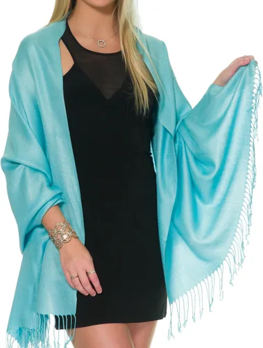 Miniatura 6 de Pashminas, chales y mantones para usar con vestidos de noche y en bodas, grandes y suaves