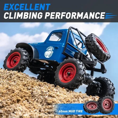 Miniatura 4 de BEEZRC FMS RC Crwaler Escala 1/24 FCX24 Power Wagon RTR 4WD 2.4GHz 3CH Todoterreno Modelo de Coche RC Vehículo Hobby Grade Coche de Control Remoto