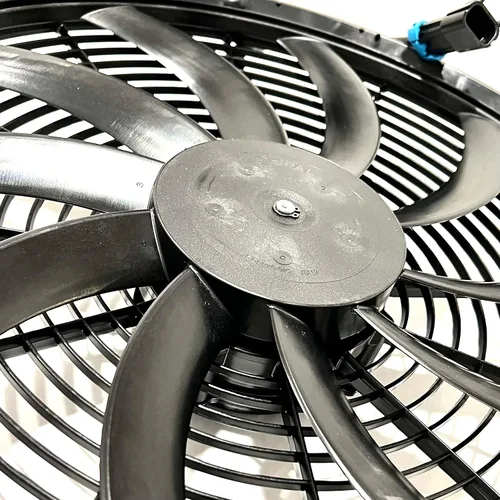 Miniatura 3 de SPAL 30102050 Extractor sellado de ventilador de 16 pulgadas, cuchillas curvas, 2024 CFM, 12 voltios, repuesto de refrigeración para Thermo King