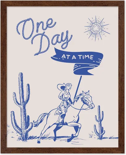 Miniatura 34 de Poster Master Póster de You've Yeed Your Last Haw, estampado retro de vaquero azul, arte occidental, arte moderno, arte del salvaje oeste, regalo