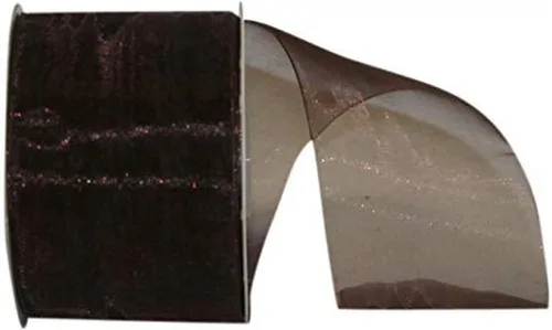 Miniatura 74 de Reliant Ribbon 25621-053-09C Cinta transparente de gasa, 1-1/2 pulgadas x 100 yardas, azul