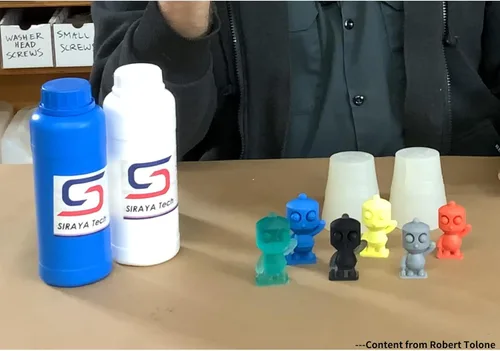 Miniatura 7 de Kit de fabricación de moldes de silicona Siraya Tech Defiant 15 Platinum, seguro para alimentos, dureza Shore A 15, ideal para proyectos de resina