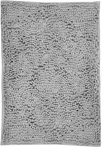 Miniatura 24 de LanYunUmi Juego de 2 alfombras de baño de felpilla chenille antideslizante color gris oscuro, tapete de baño extra suave y absorbente para ducha