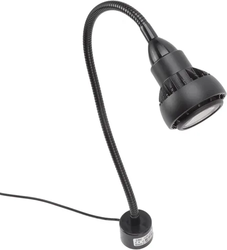 Lámpara de trabajo Led Flexible Protección Ojo Máquina Lámpara Torno Cuello de ganso Luz 9W Luz blanca blanca con Máquina Herramienta Luz 110 220V
